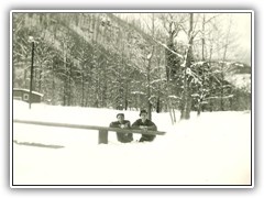 Near Camp Big Creek winter of 1939