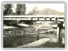 Another view of bridge over Big Creek. We built them solid