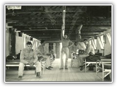 Barracks all cleaned up for inspedtion.