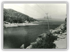 Big Bear lake - elevation 7,000 ft.