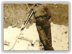 How to use a shovel.