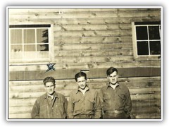 John Platt the one under the X with a couple of friends ready for weekend duty