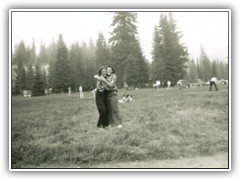 Just a couple of the girls who came to the park from Burke Canyon (a small town near Mullan)