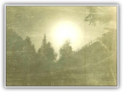 moonlight on the mountain