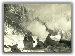 Probably lunch time-we carried 2 sandwiches and an apple in a cloth 5lb. sugar sack tied to our waist.